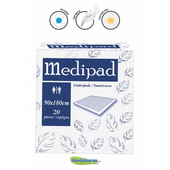 Υποσέντονο MEDI PAD 90x180cm 20τεμ